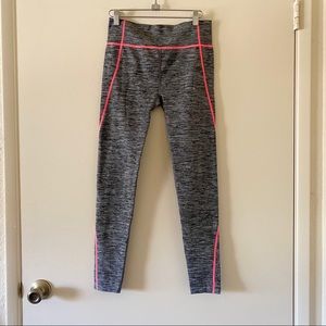 Grey and Pink Athletic Leggings